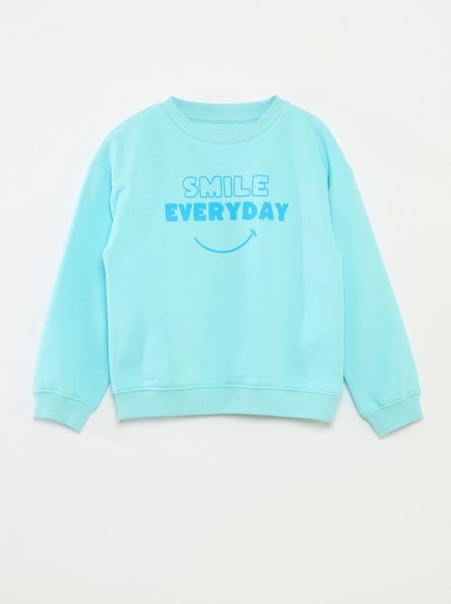 Sweatshirt loose com estampado - Kiabi