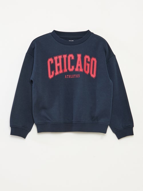 Sweatshirt loose com estampado - Kiabi