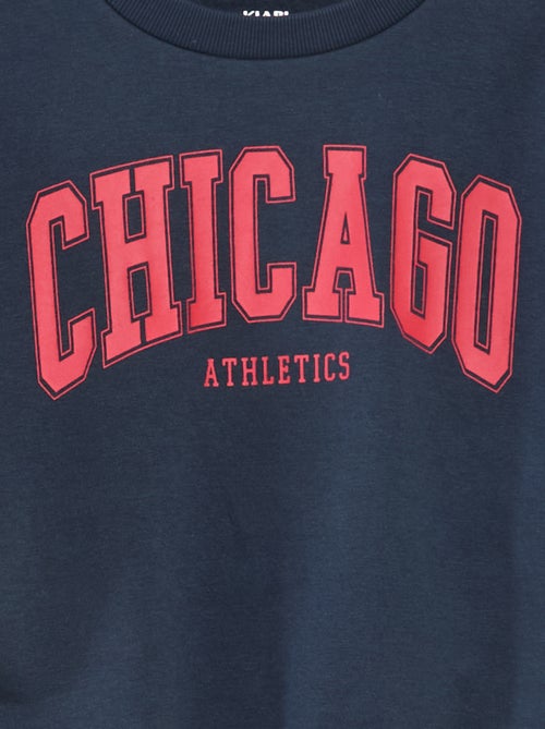 Sweatshirt loose com estampado - Kiabi