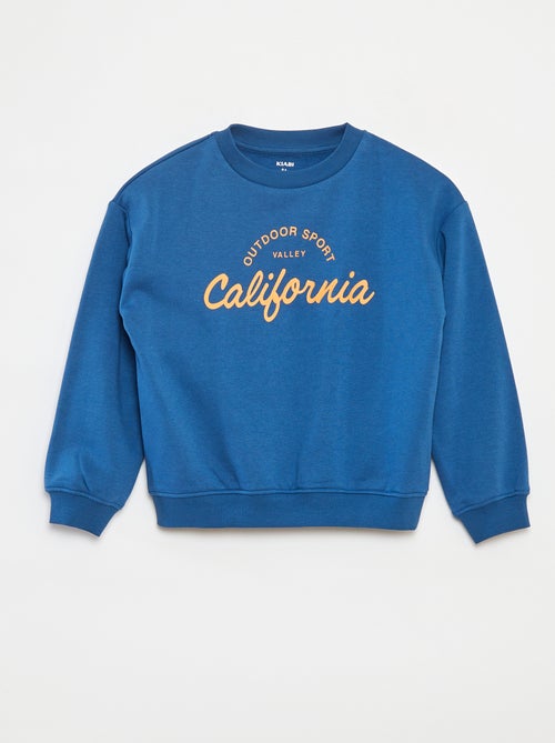 Sweatshirt loose com estampado - Kiabi
