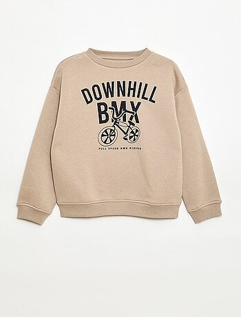 Sweatshirt loose com estampado