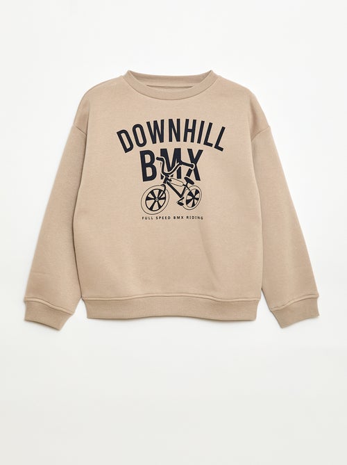 Sweatshirt loose com estampado - Kiabi