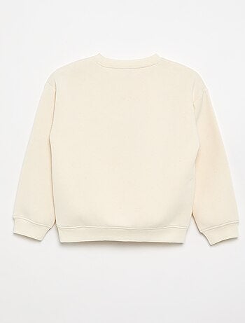 Sweatshirt loose com estampado