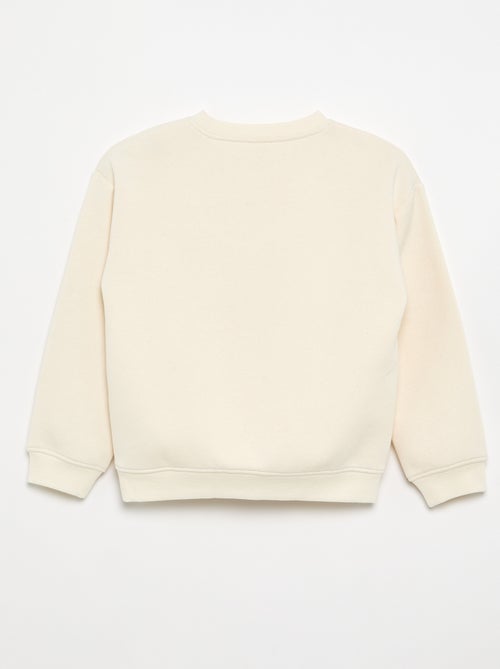 Sweatshirt loose com estampado - Kiabi