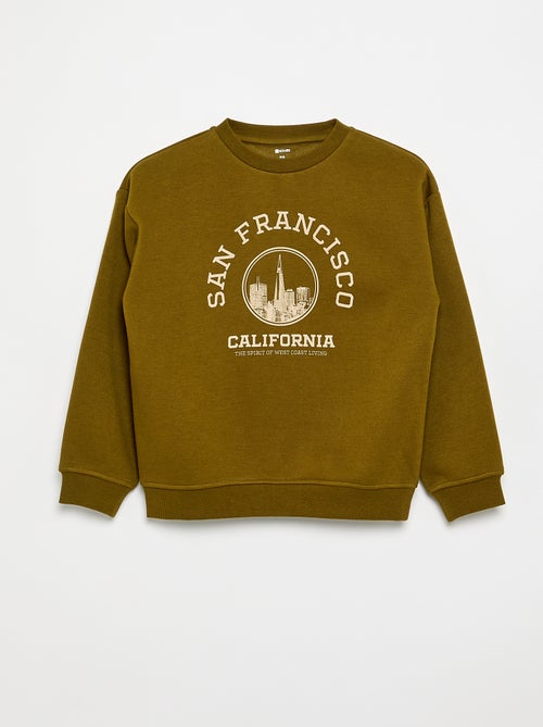 Sweatshirt loose com estampado - Kiabi