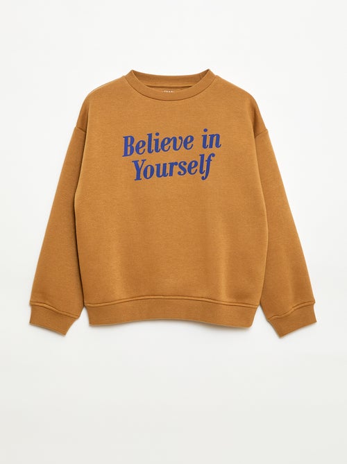 Sweatshirt loose com estampado - Kiabi