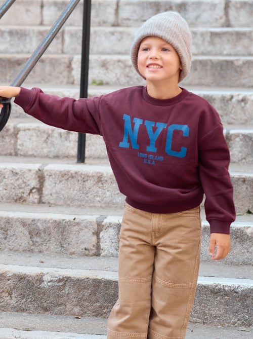 Sweatshirt loose com estampado - Kiabi