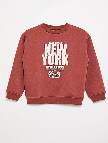 Sweatshirt loose com estampado