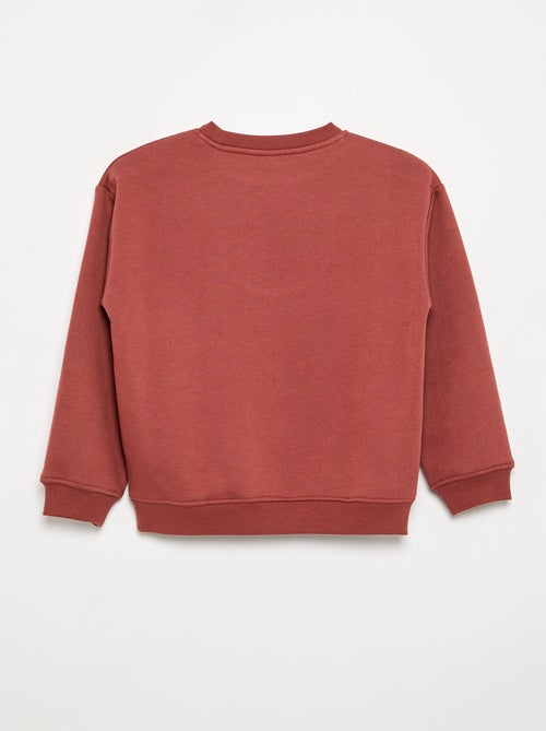 Sweatshirt loose com estampado - Kiabi
