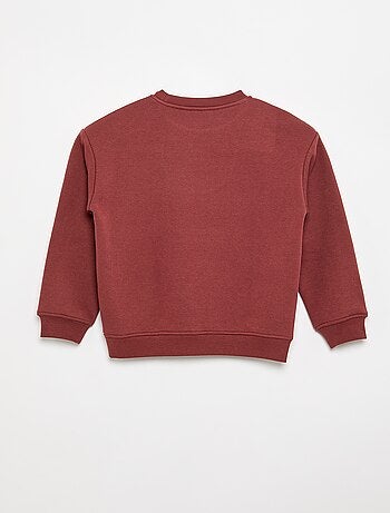 Sweatshirt loose com estampado
