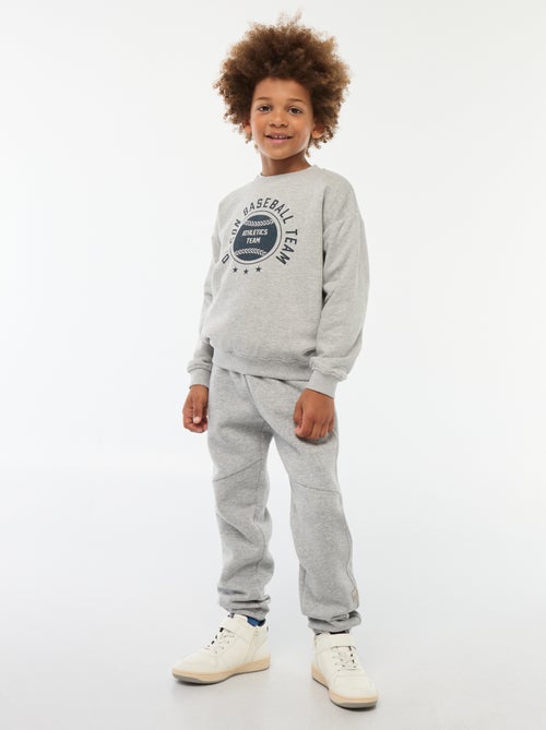 Sweatshirt loose com estampado - Kiabi