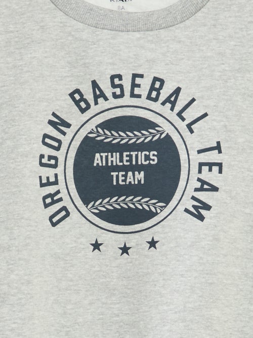 Sweatshirt loose com estampado - Kiabi