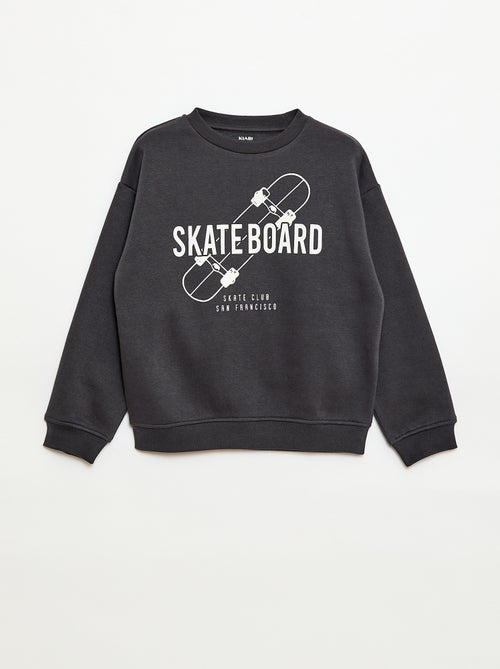 Sweatshirt loose com estampado - Kiabi