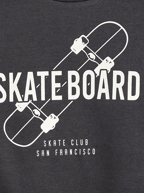 Sweatshirt loose com estampado - Kiabi