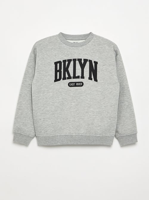 Sweatshirt loose com estampado - Kiabi Sweatshirt loose com estampado - Kiabi