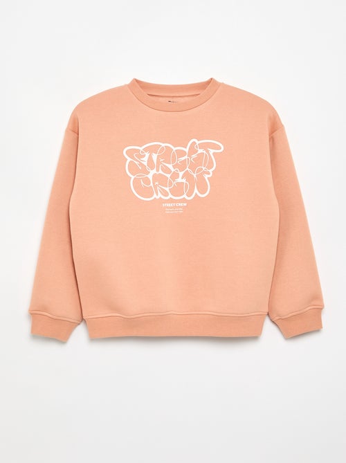 Sweatshirt loose com estampado - Kiabi