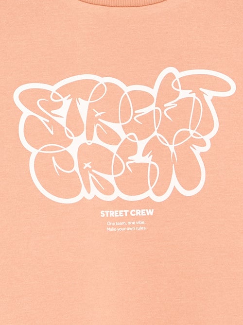 Sweatshirt loose com estampado - Kiabi