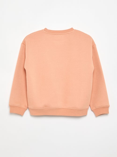 Sweatshirt loose com estampado - Kiabi