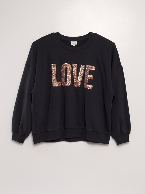 Sweatshirt 'LOVE' ONLY CARMAKOMA - Kiabi