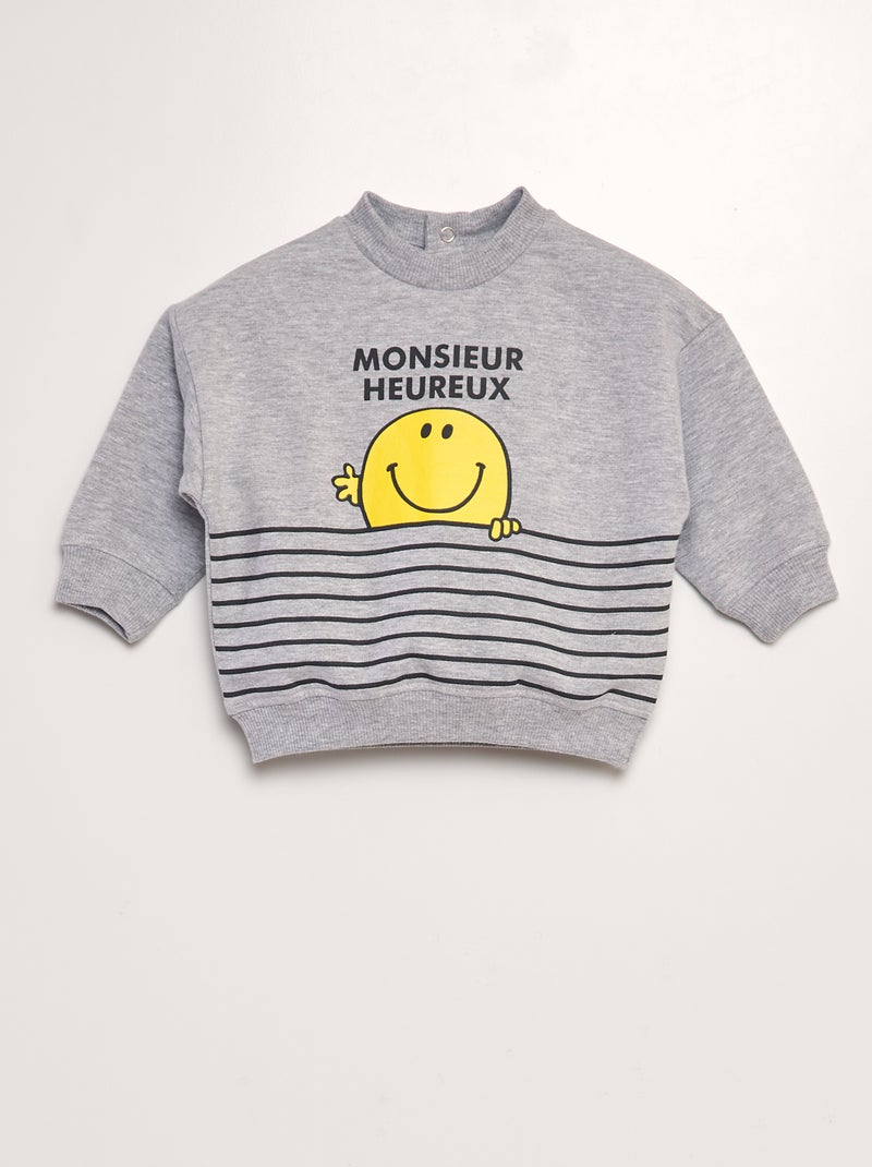 Sweatshirt 'Madame Monsieur' BRANCO - Kiabi