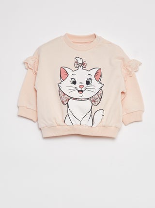 Sweatshirt 'Maria' 'Disney' com folhos nas mangas