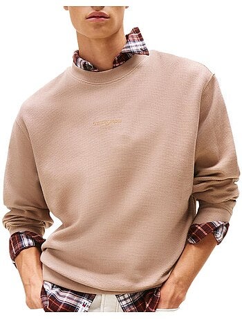 Sweat tommy hilfiger marine para homem dm0dm21622
