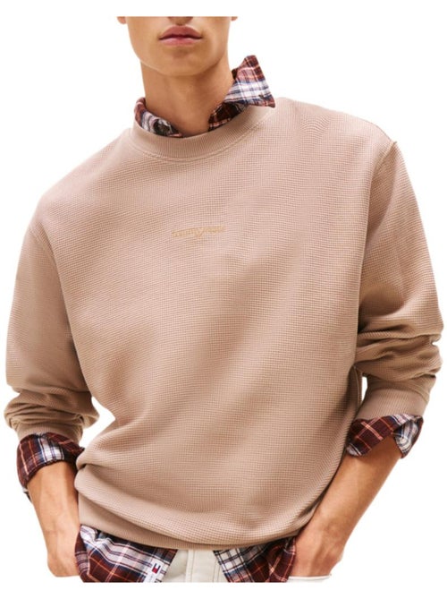 Sweatshirt marrom para homem tommy hilfiger dm0dm21622 - Kiabi