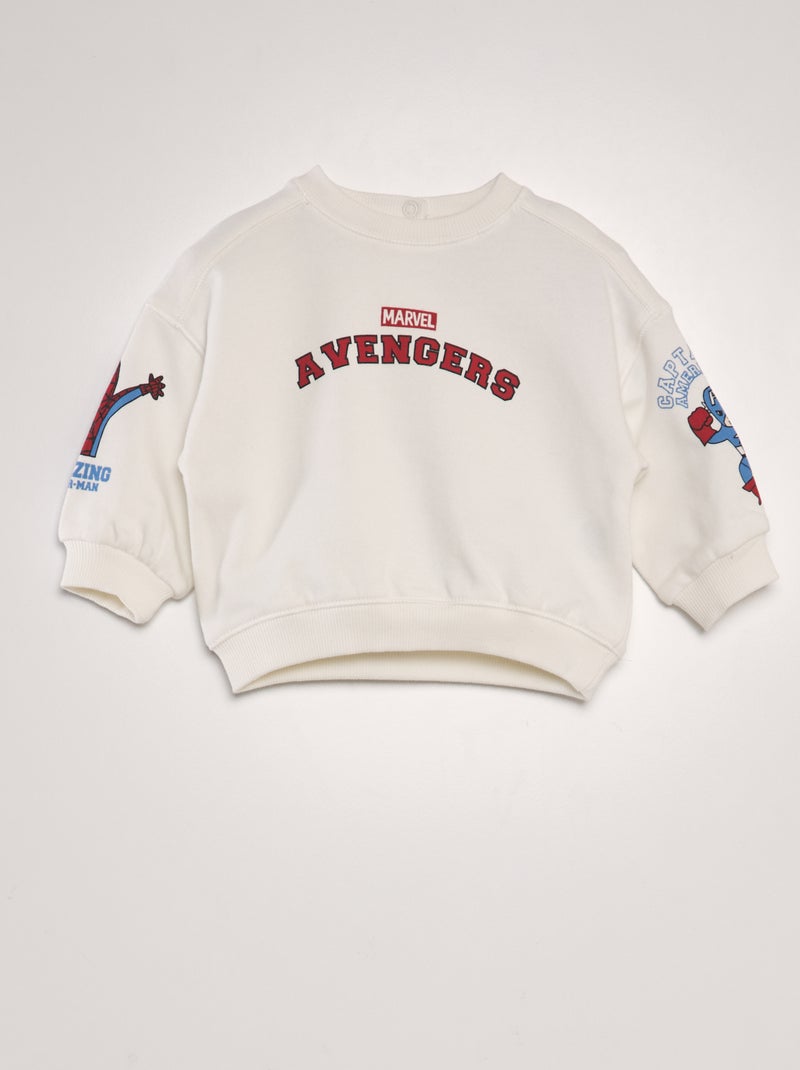 Sweatshirt 'Marvel' BRANCO - Kiabi