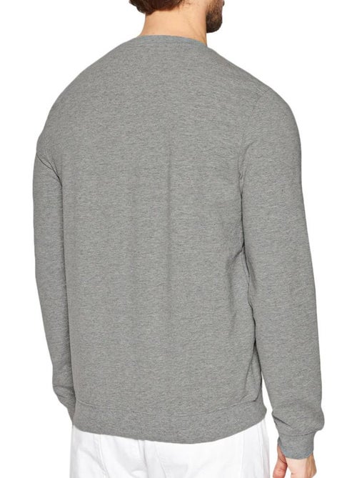 Sweatshirt masculina guess com logótipo triângulo cinzento - Kiabi Sweatshirt masculina guess com logótipo triângulo cinzento - Kiabi