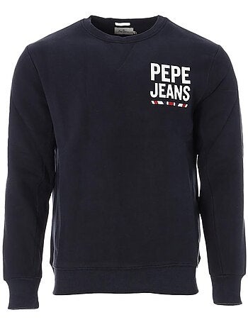 Sweatshirt masculina pepe jeans edison azul marinho