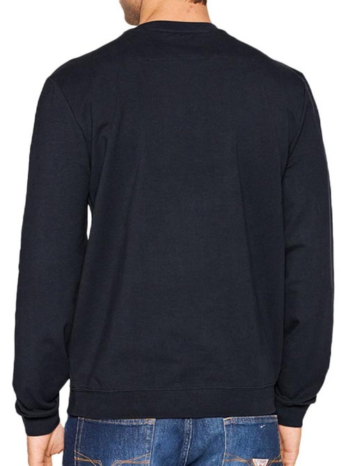 Sweatshirt masculino guess com logótipo triângulo azul marinho - Kiabi Sweatshirt masculino guess com logótipo triângulo azul marinho - Kiabi