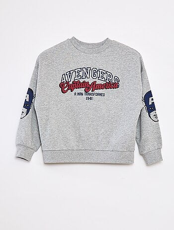 Sweatshirt matizada 'Capitão América'