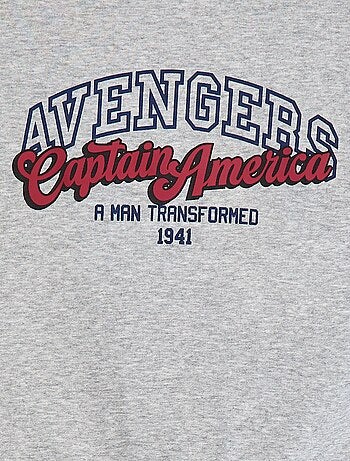 Sweatshirt matizada 'Capitão América'