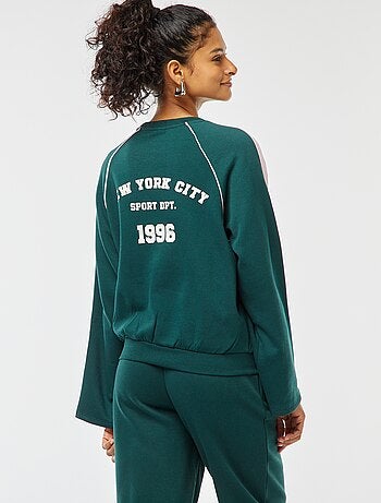 Sweatshirt matizada estilo sportswear