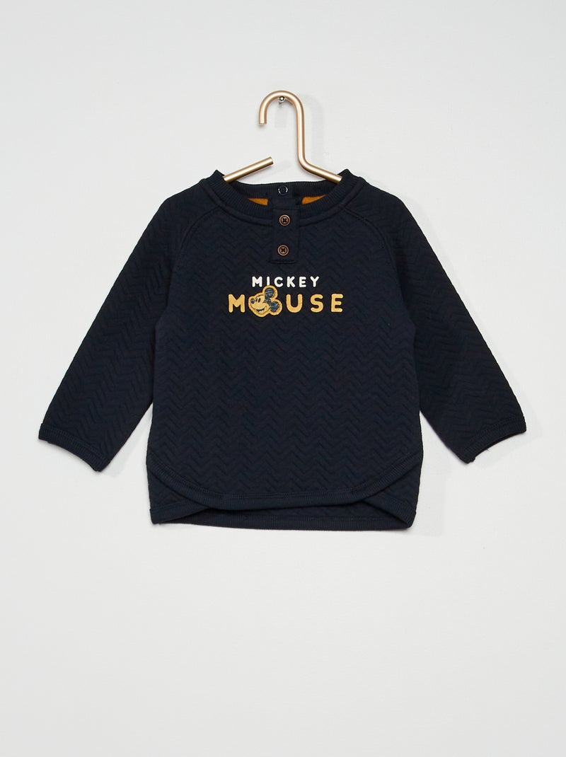 Sweatshirt 'Mickey' de malha jacquard AZUL - Kiabi