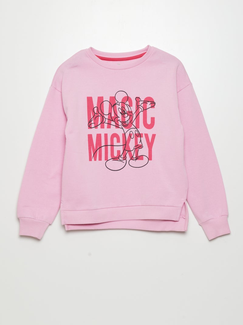 Sweatshirt 'Mickey' 'Disney' ROSA - Kiabi