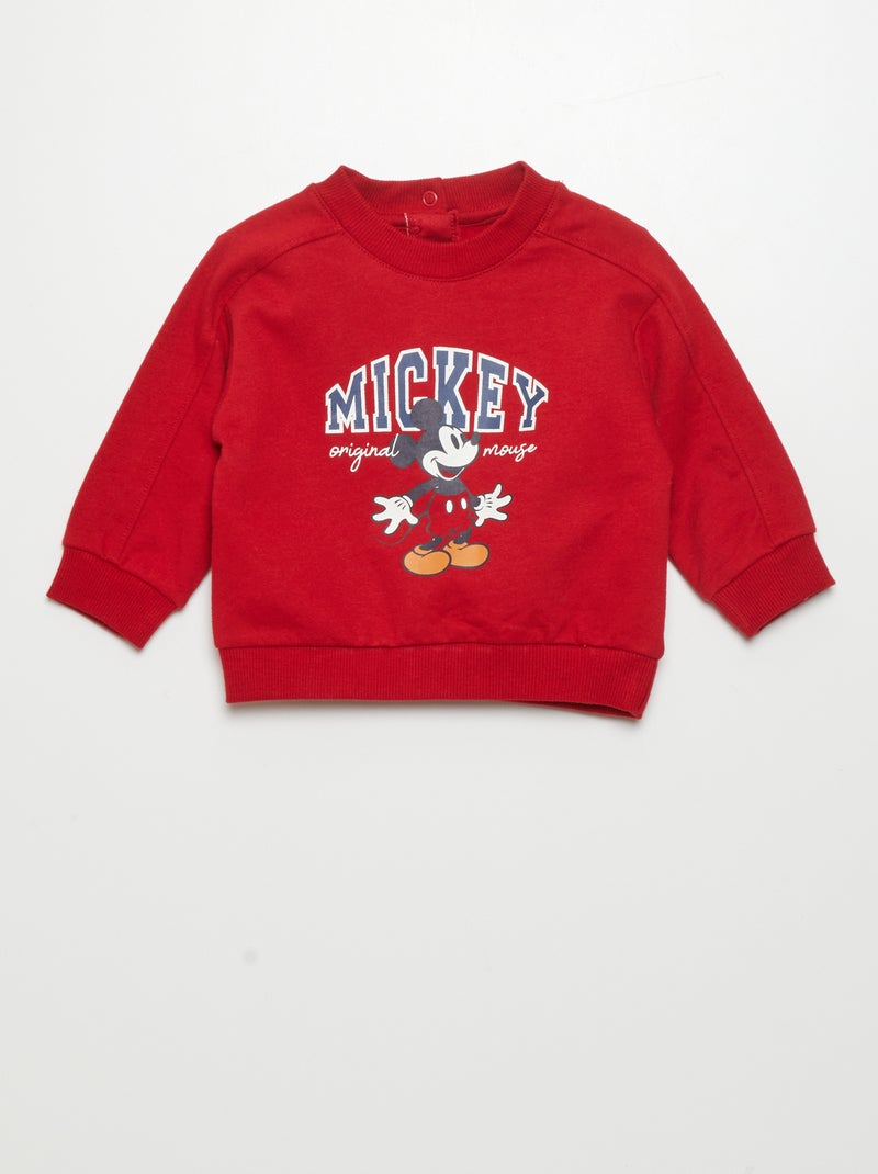 Sweatshirt 'Mickey' 'Disney' VERMELHO - Kiabi