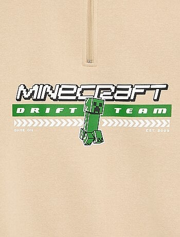 Sweatshirt 'Minecraft' com gola de camionista