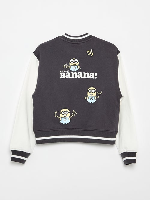 Sweatshirt 'Minions' com botões de moletão - Kiabi