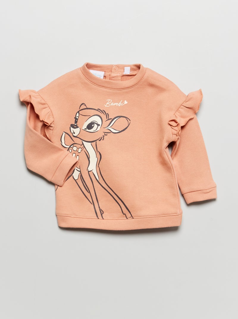 Sweatshirt 'Minnie' da 'Disney' em moletão BEGE - Kiabi