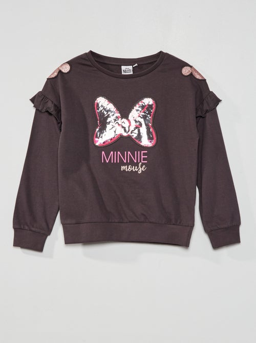 Sweatshirt 'Minnie' 'Disney' com folhos - Kiabi