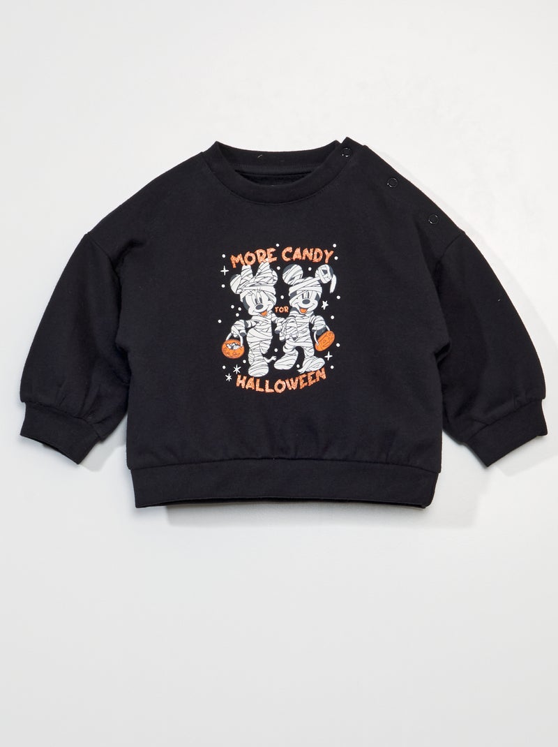 Sweatshirt 'Minnie e Mickey Mouse' - Halloween PRETO - Kiabi