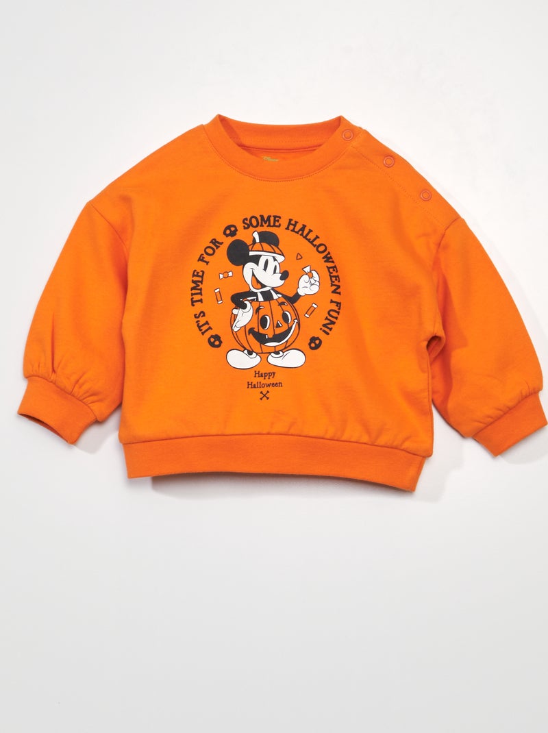 Sweatshirt 'Minnie Mouse'  - Halloween LARANJA - Kiabi