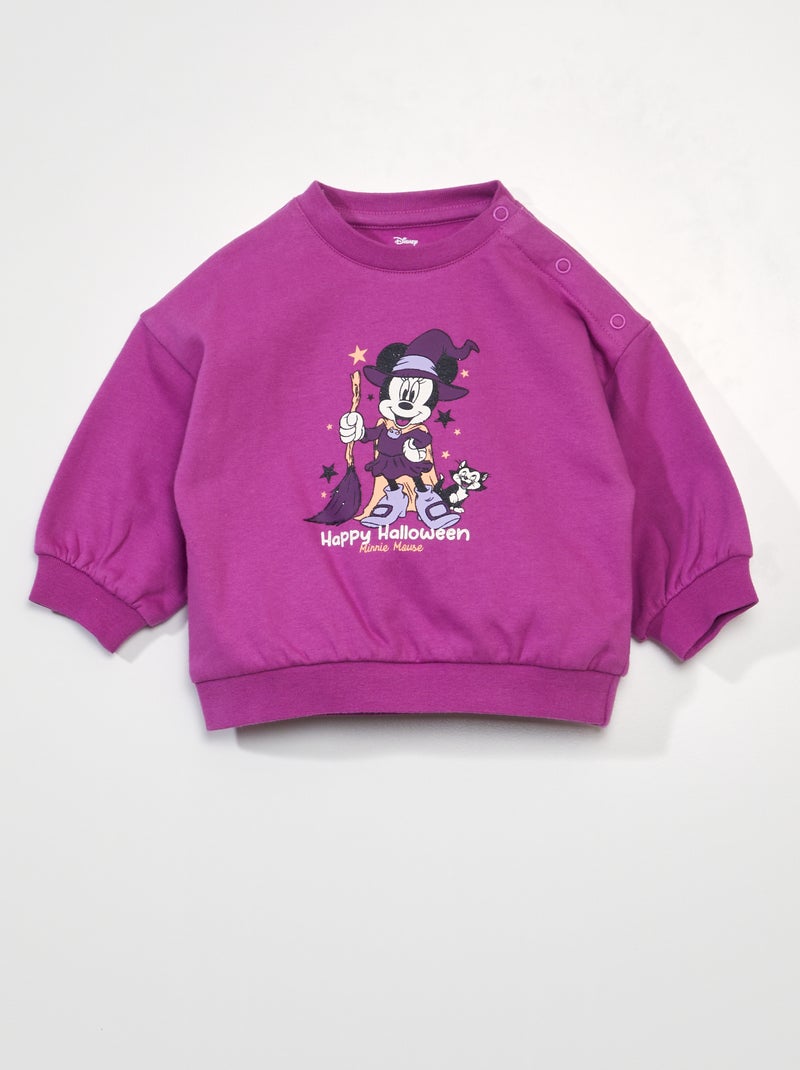 Sweatshirt 'Minnie Mouse'  - Halloween VIOLETA - Kiabi