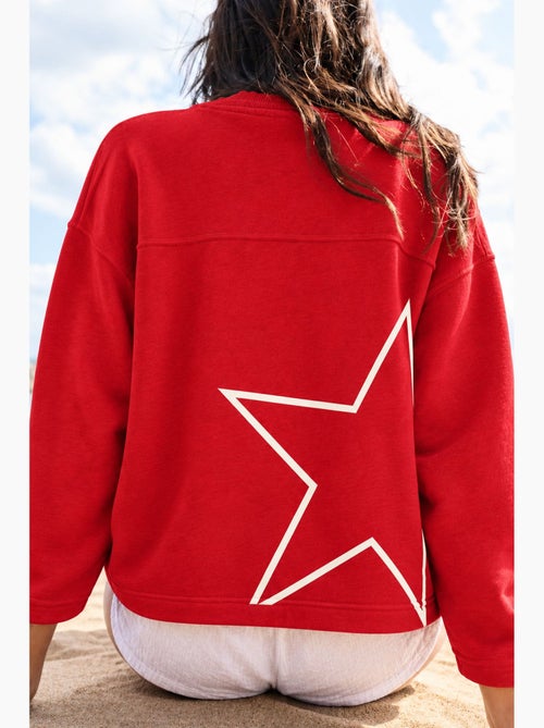 Sweatshirt mixray - Kiabi