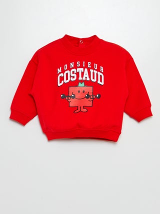 Sweatshirt 'Monsieur Monsieur' 'Monsieur Costaud'