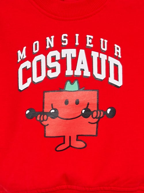 Sweatshirt 'Monsieur Monsieur' 'Monsieur Costaud' - Kiabi
