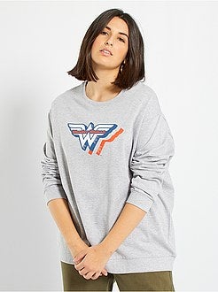 Sweatshirt 'Mulher Maravilha' - Kiabi