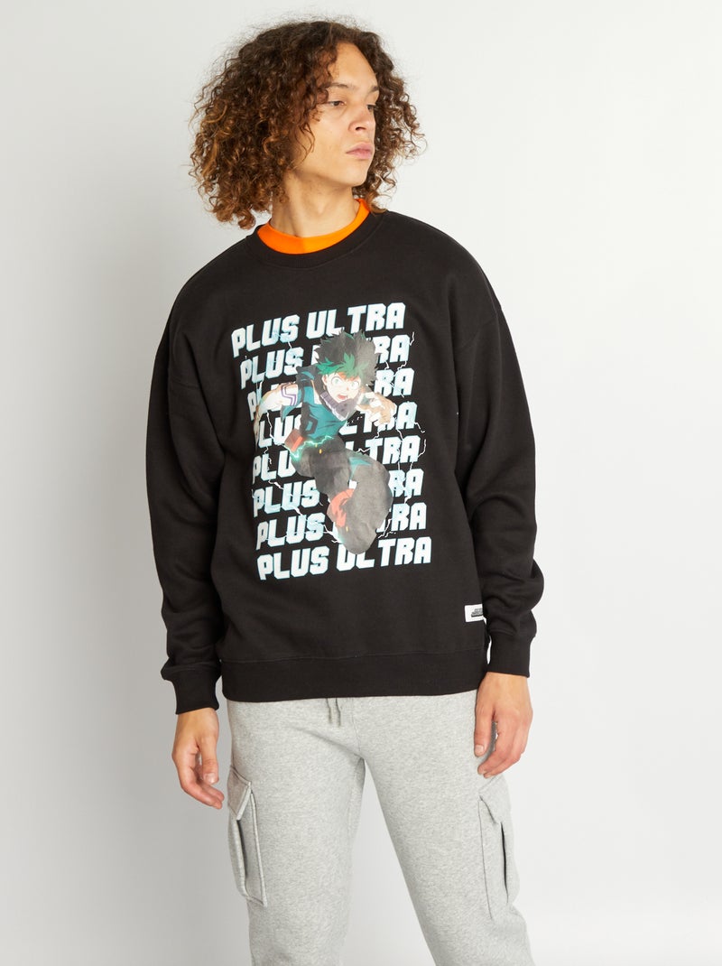 Sweatshirt 'My Hero Academia' PRETO - Kiabi