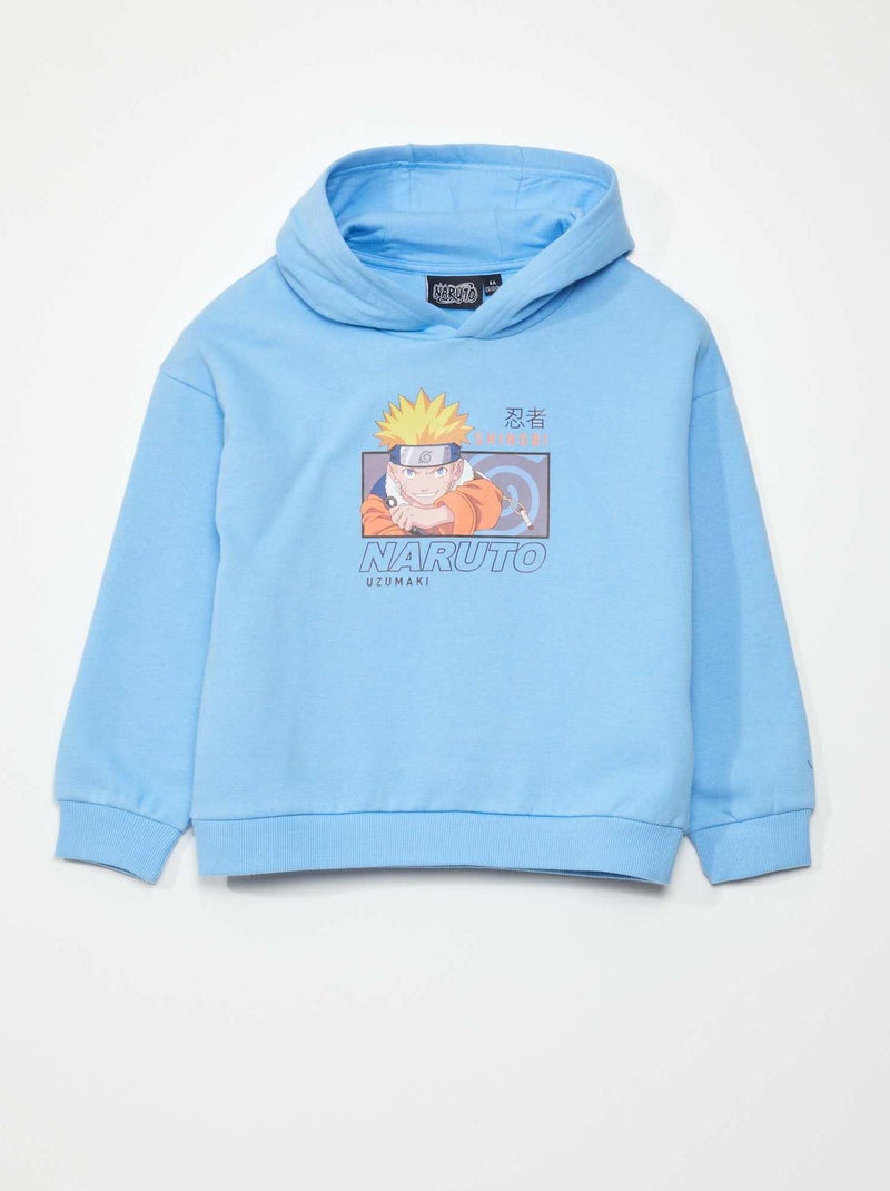 Sweatshirt 'Naruto' com capuz AZUL - Kiabi